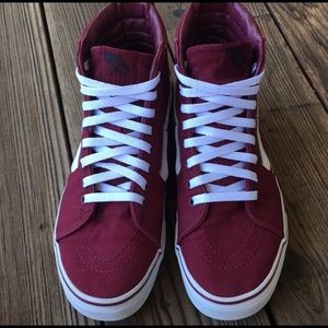 Maroon Vans